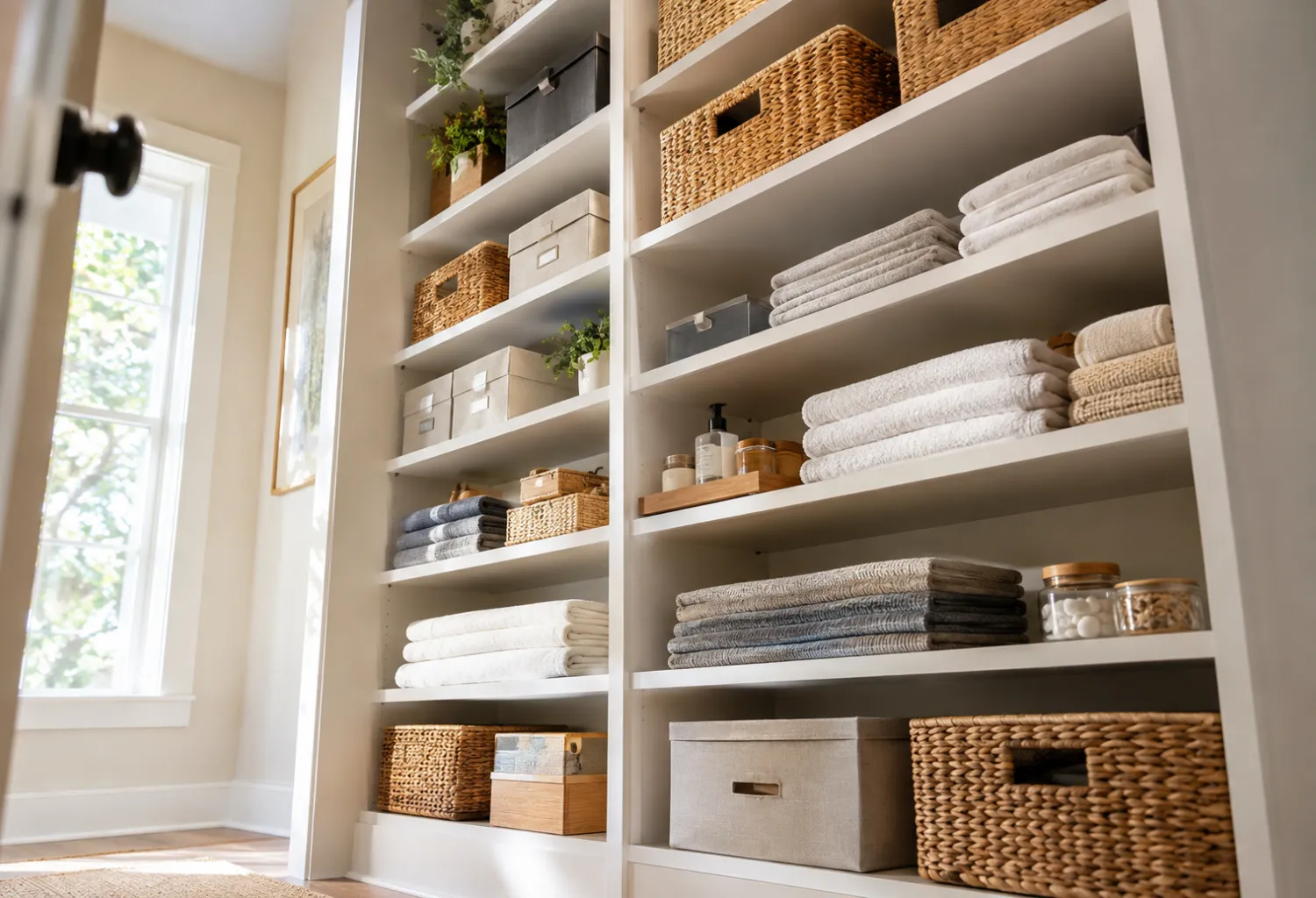 Floor-to-Ceiling Shelving