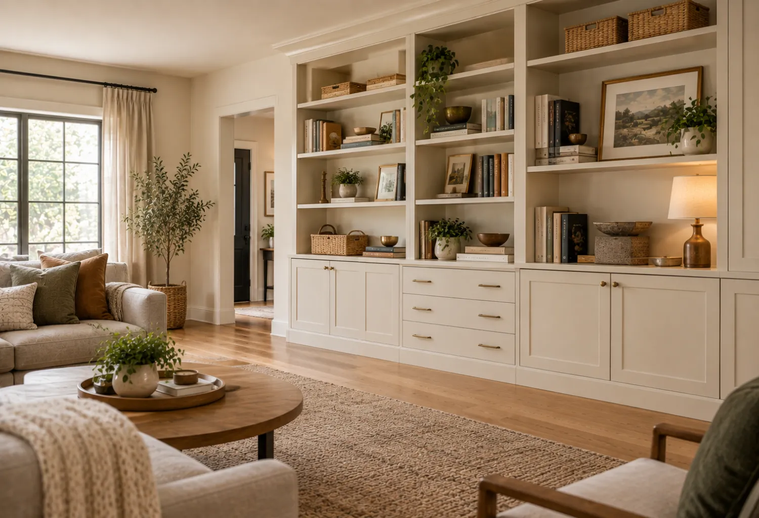 Floor-to-Ceiling Storage Wall