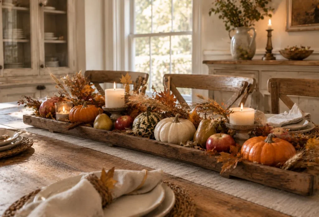 Harvest-Inspired Dining Centerpiece