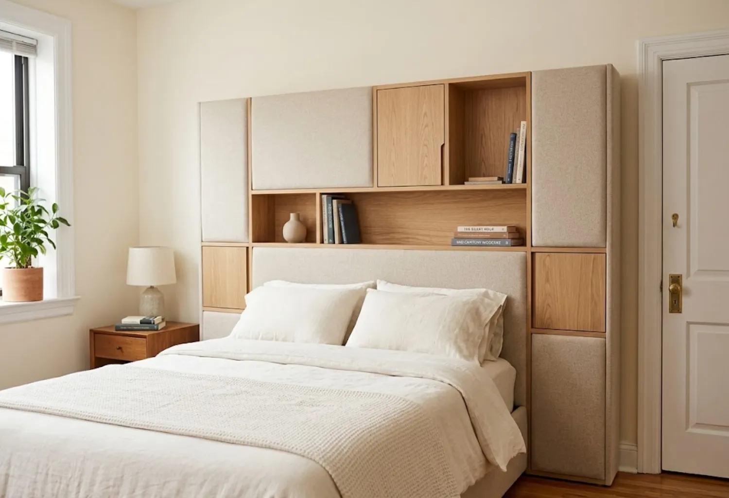 Headboard With Built-In Storage