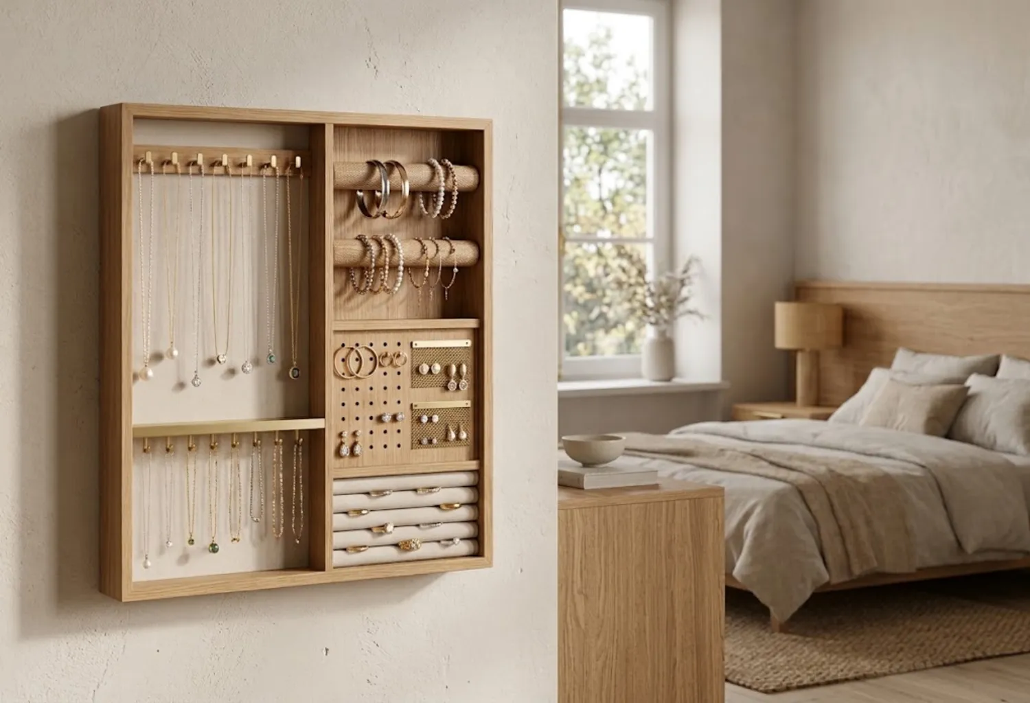 Jewelry Wall Organizer