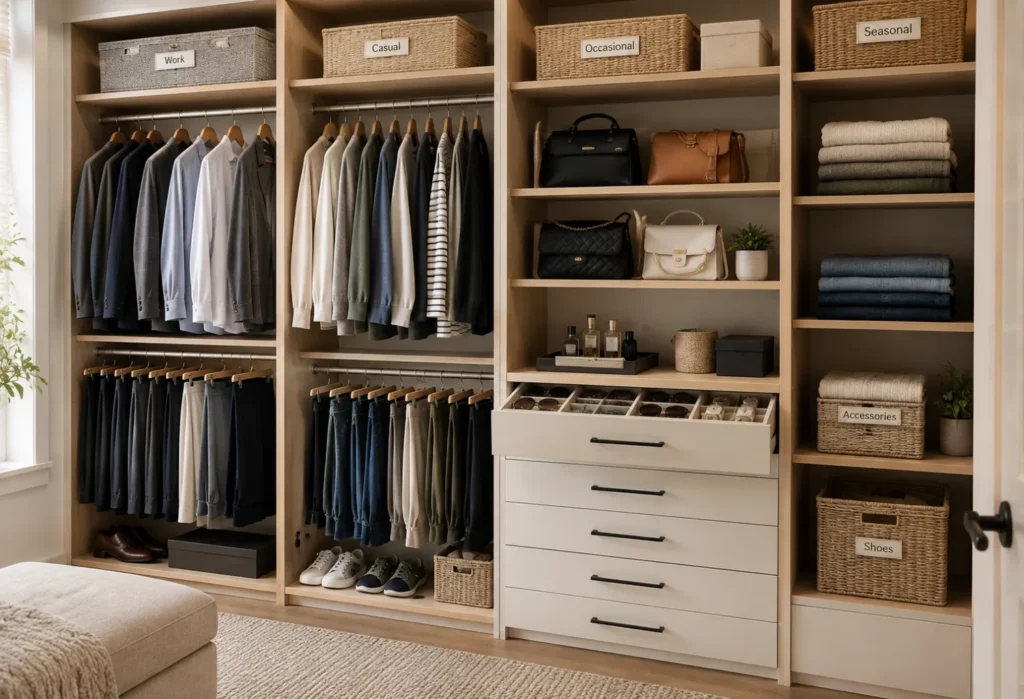 Labeled Closet Zones
