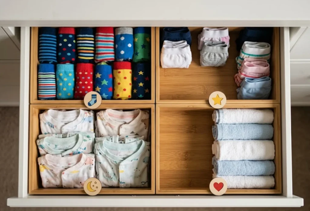 Labelled Drawer Dividers