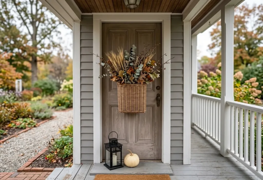 Lanterns With a Fall Door Basket