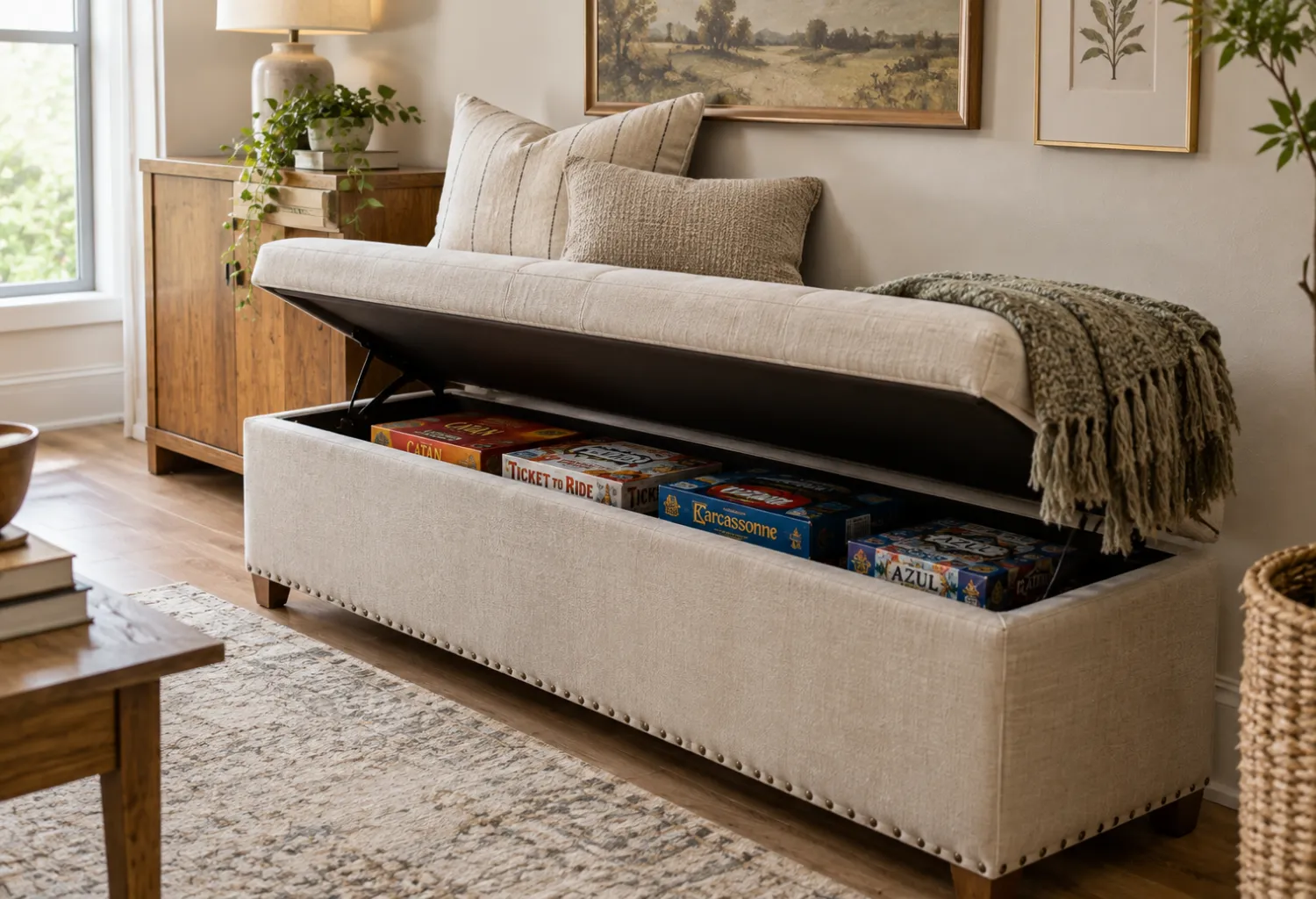 Large Storage Bench