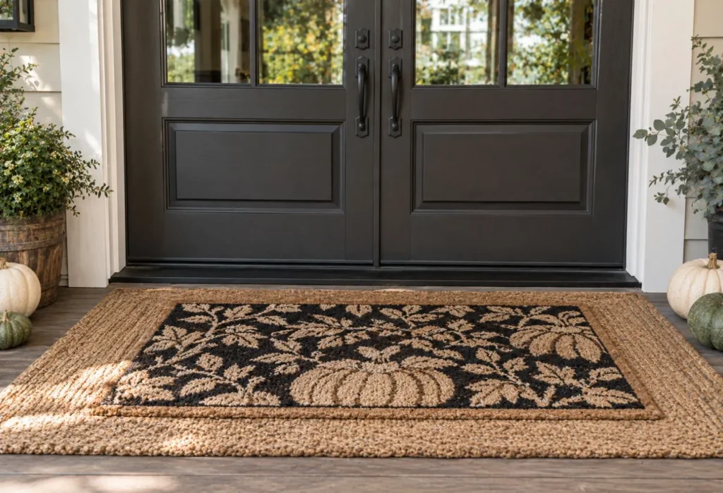 Layered Doormats With Natural Texture