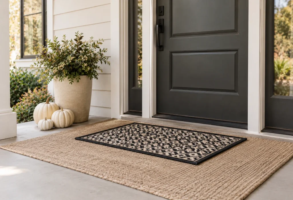 Layered Entryway Rugs