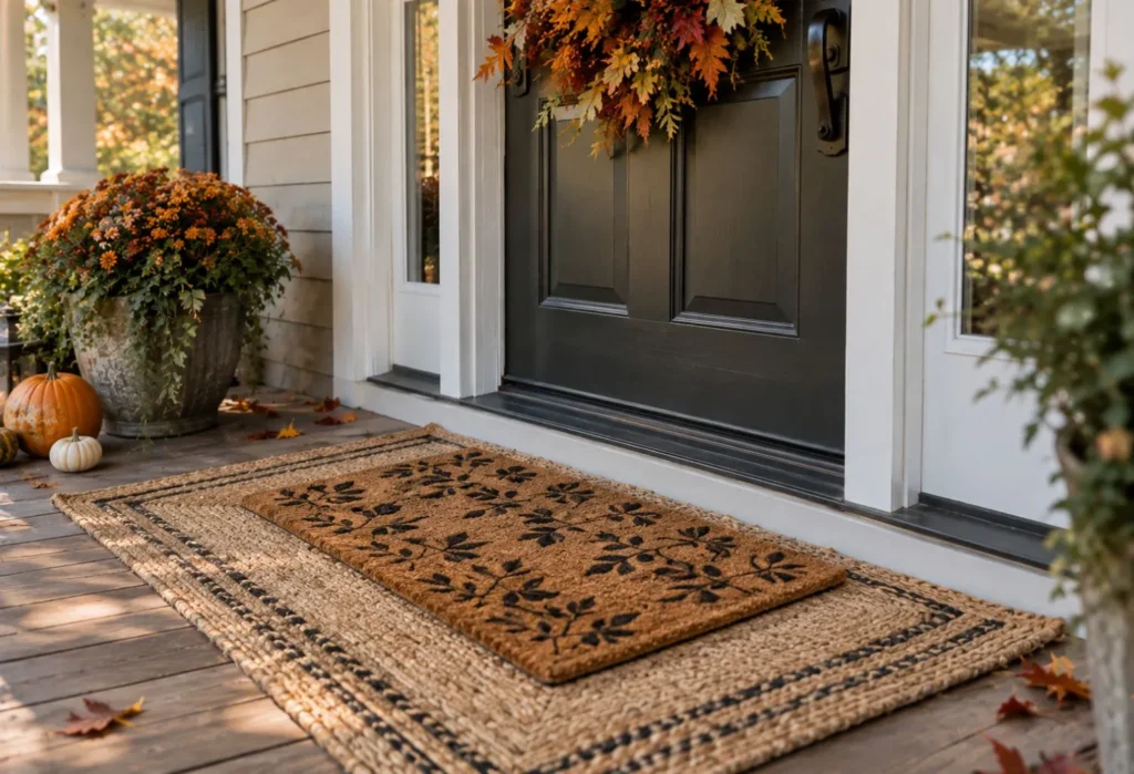 Layered Fall Doormat