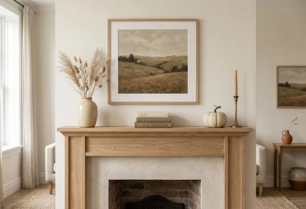 Layered Fireplace Mantel