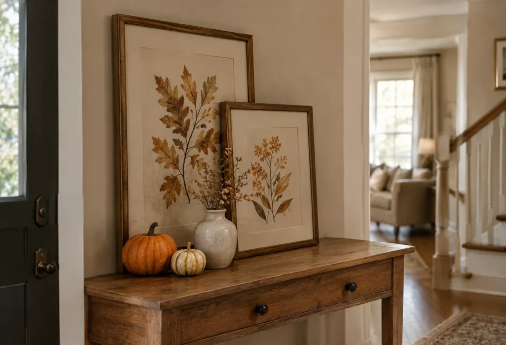 Layered Frames with Mini Pumpkins