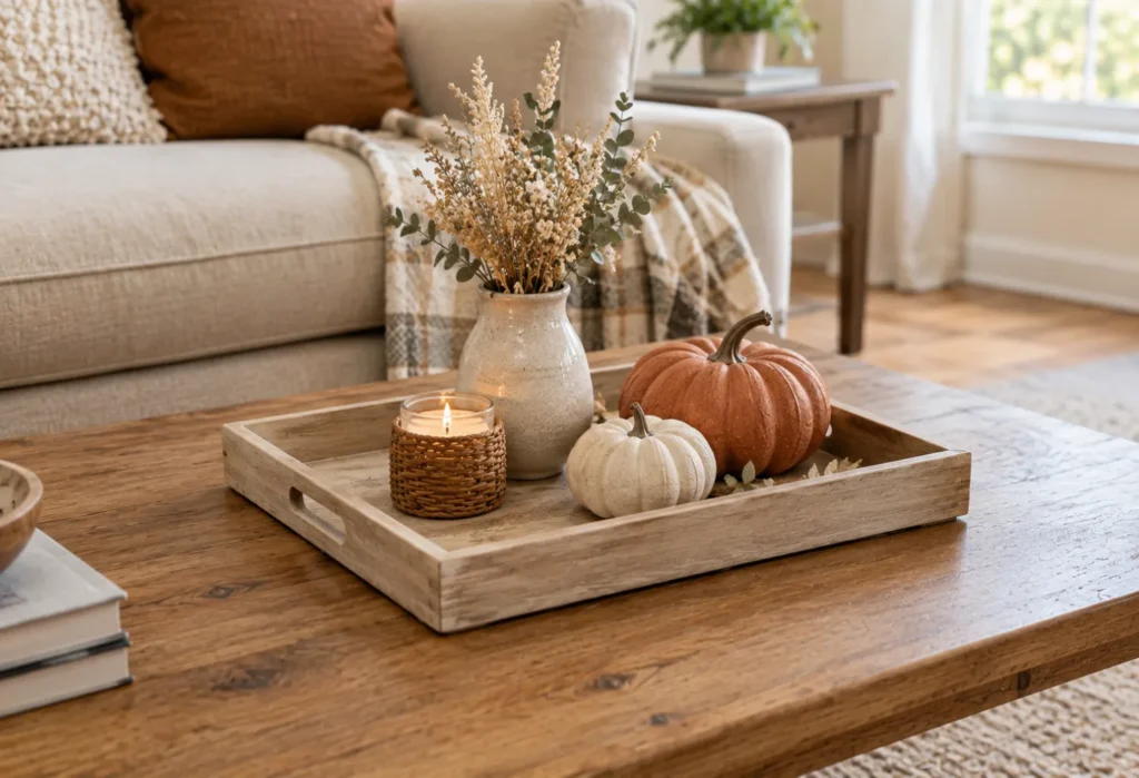 Layered Neutral Fall Tray