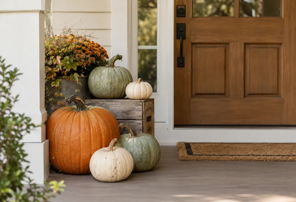 Layered Pumpkin Display