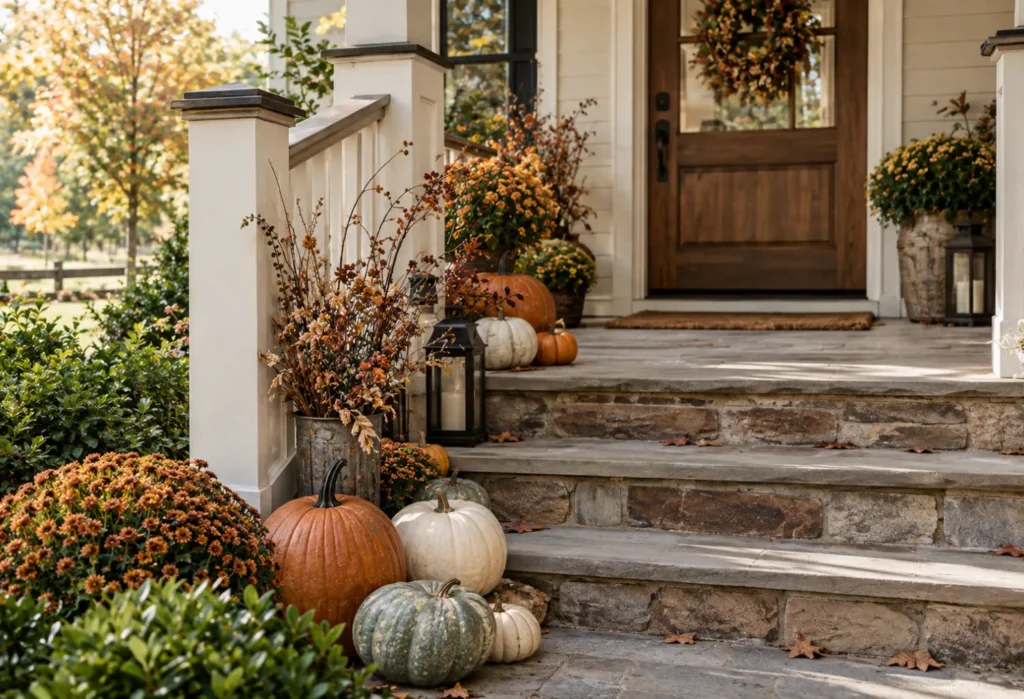 Layered Pumpkin Step Display