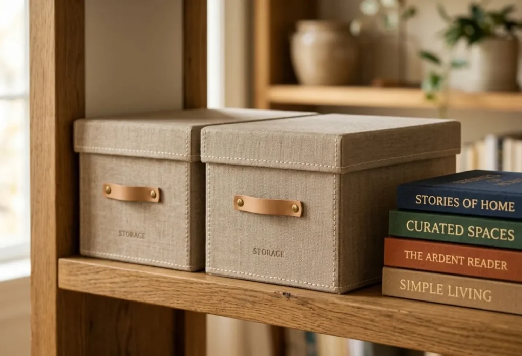 Lidded Boxes for Remotes and Cables
