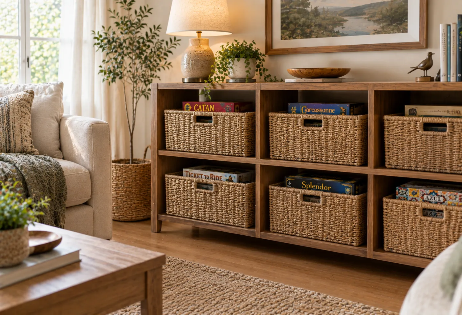 Matching Game Storage Baskets