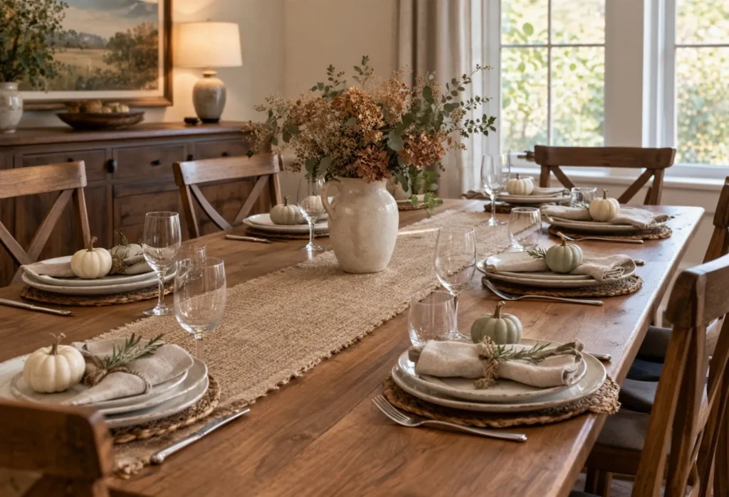 Mini Pumpkin Place Settings