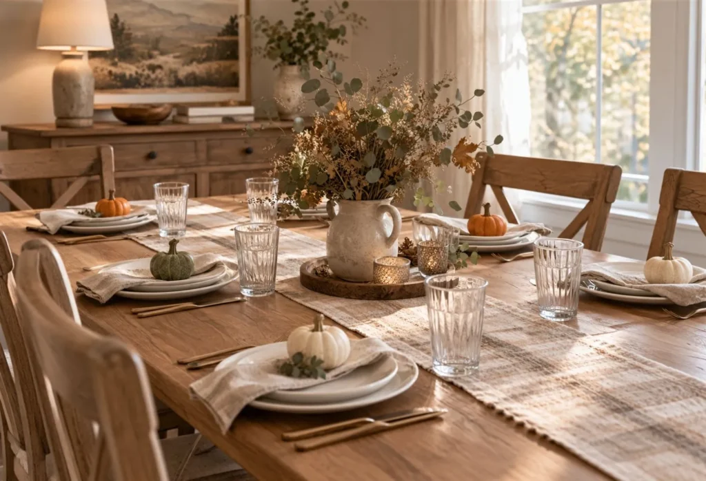 Mini Pumpkin Place Settings