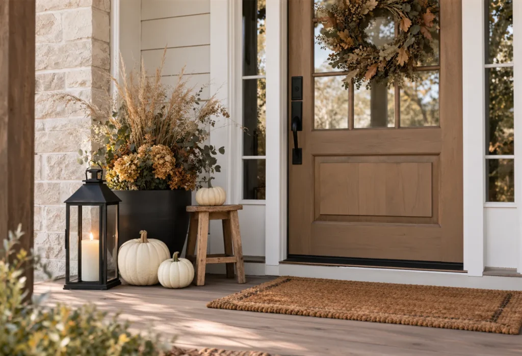 Mix Natural Wood With Black Accents