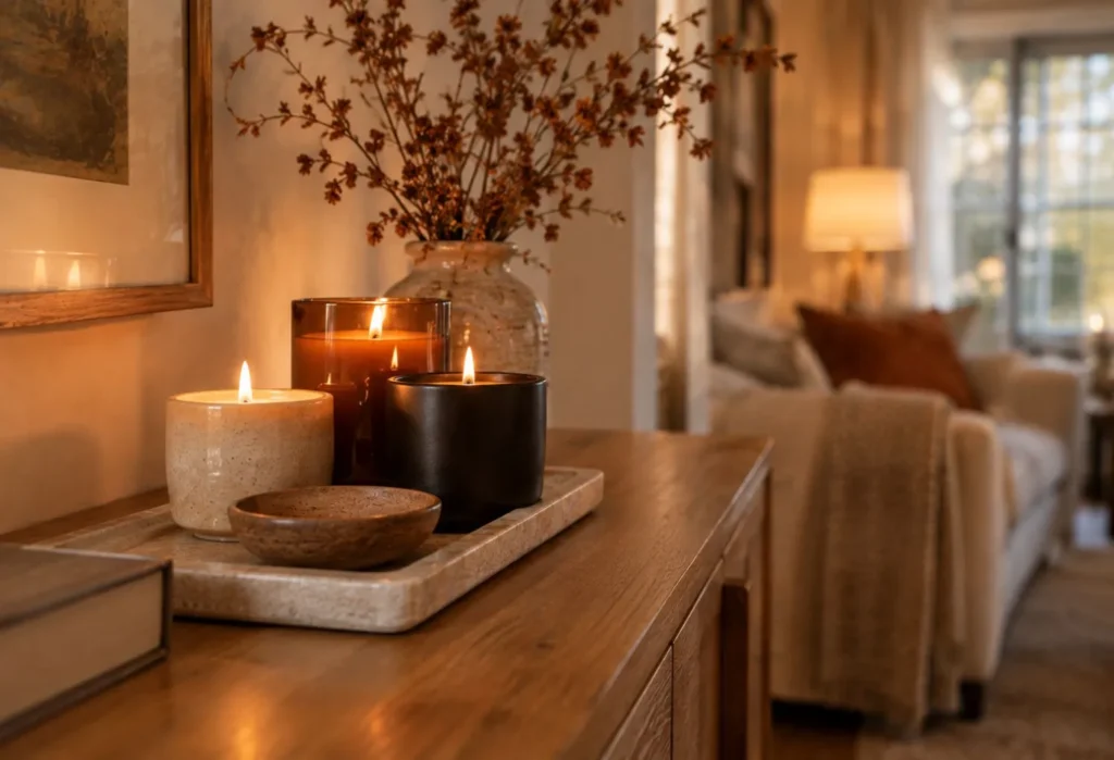 Modern Fall Candle Grouping