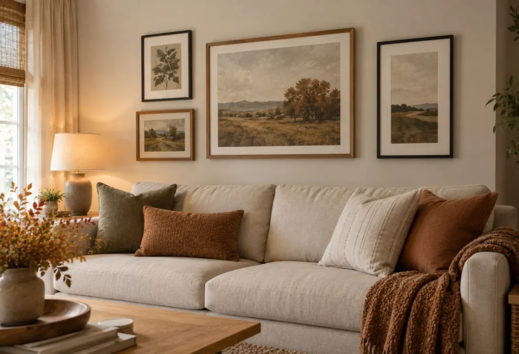 Modern Fall Gallery Wall