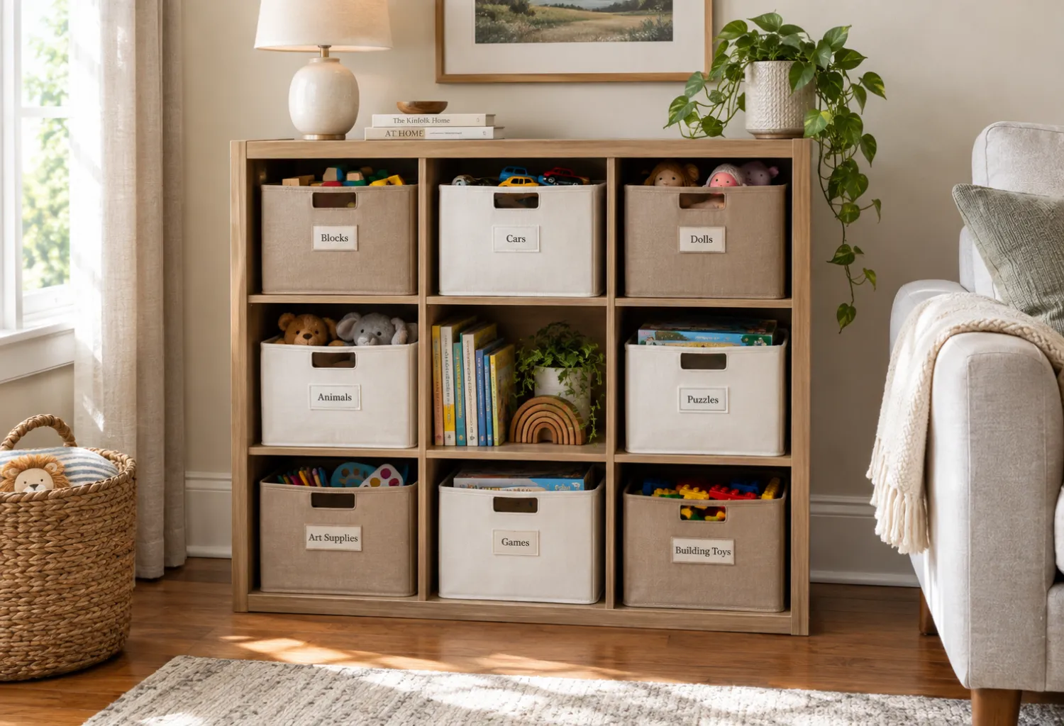 Multi-Bin Cube Storage Unit