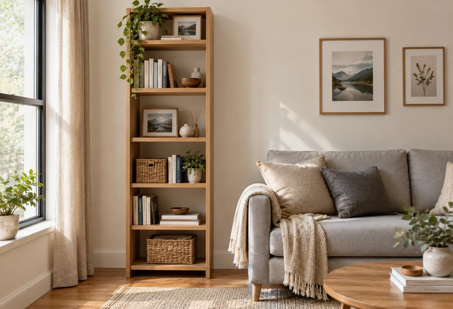 Narrow Bookcase