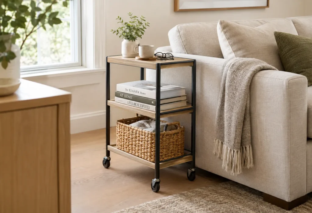 Narrow Rolling Cart