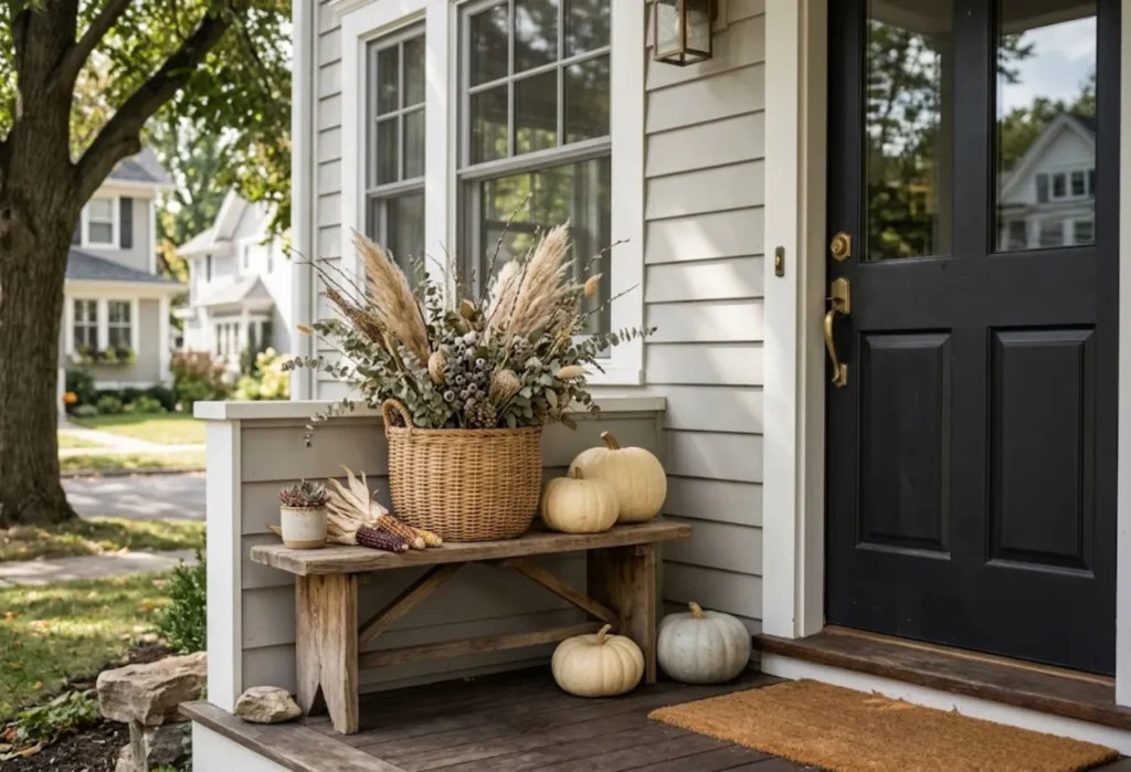 Natural Wood and Muted Greenery