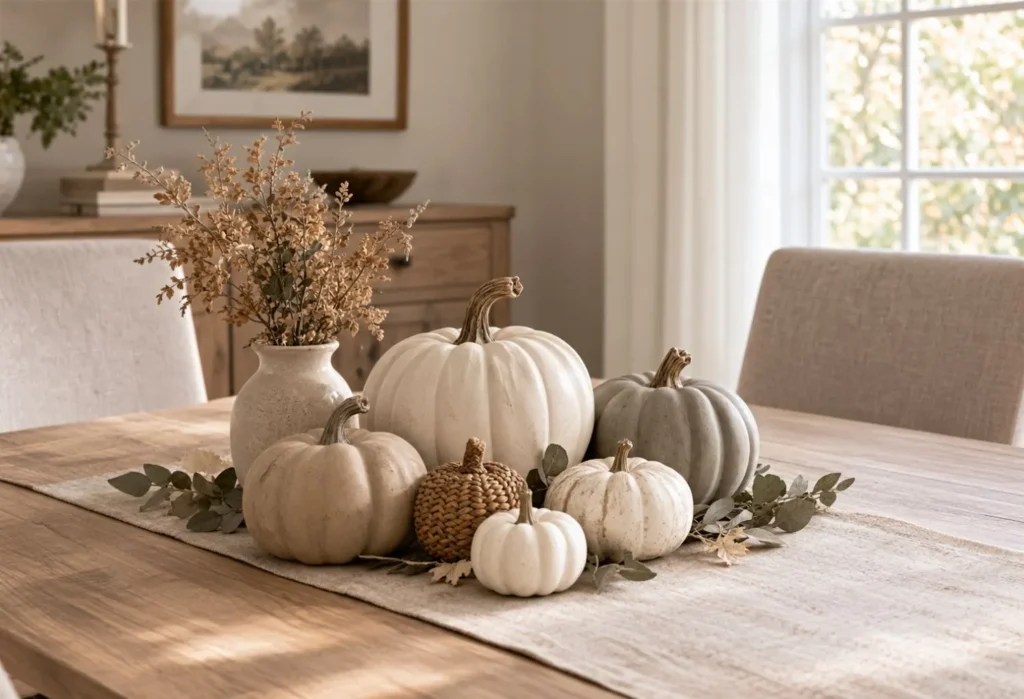 Neutral Pumpkin Display