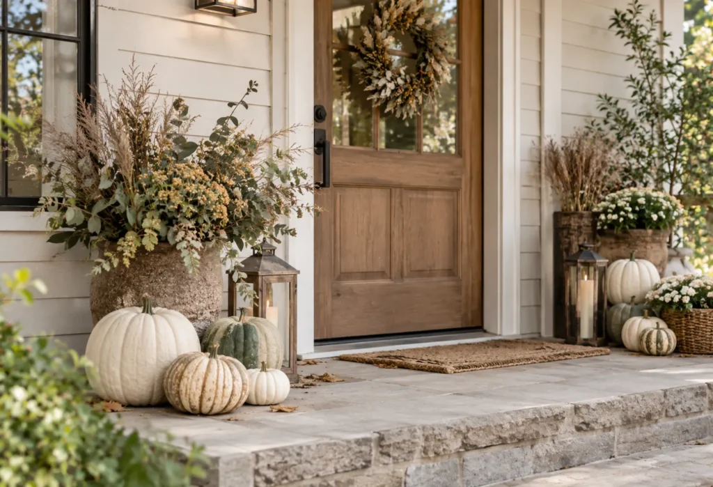 Neutral Pumpkin Porch