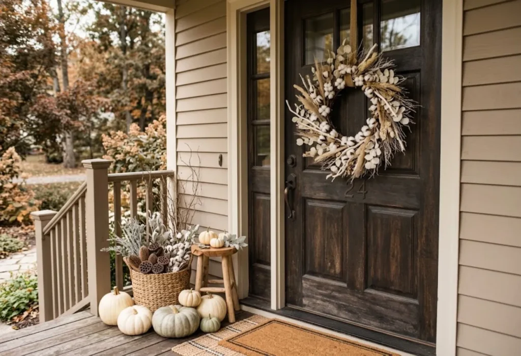 Neutral Pumpkin Porch