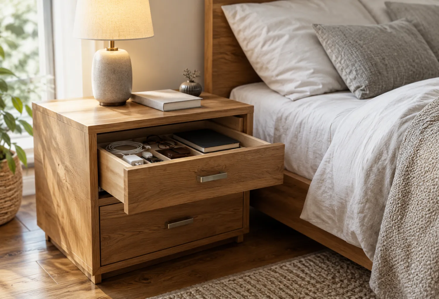Nightstand With Drawers