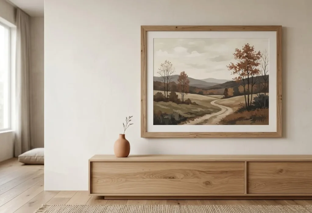One Large Fall Print