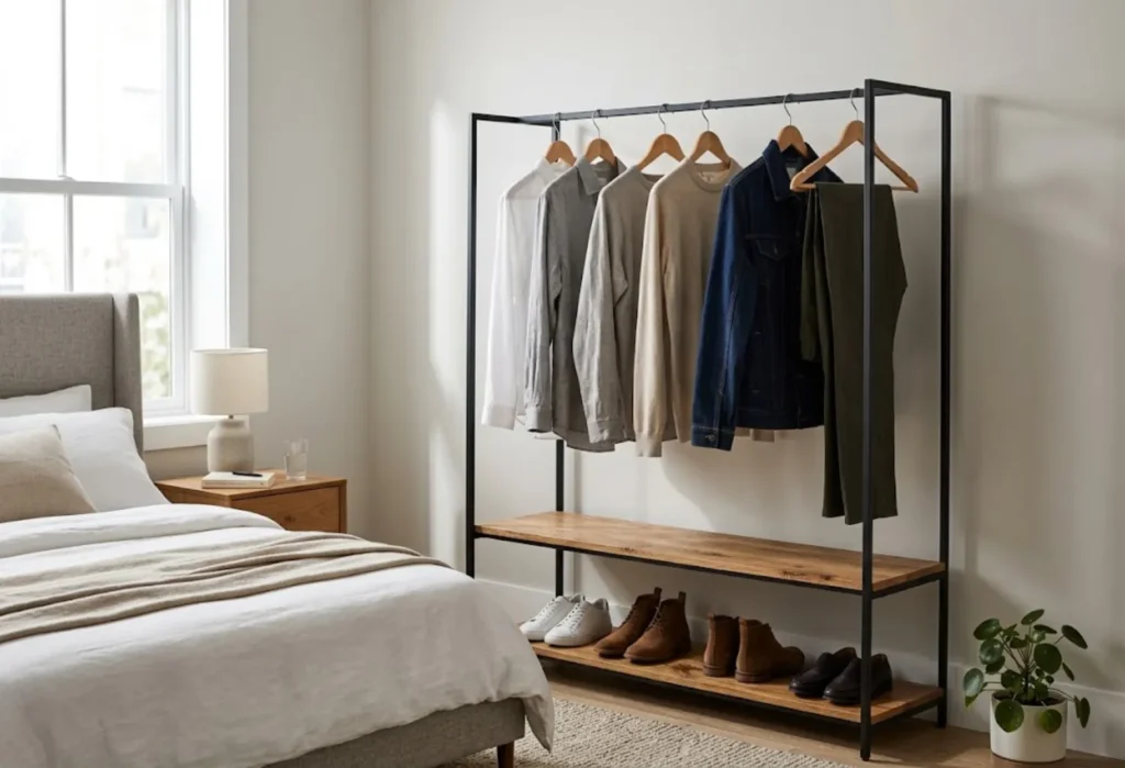 Open Clothing Rack