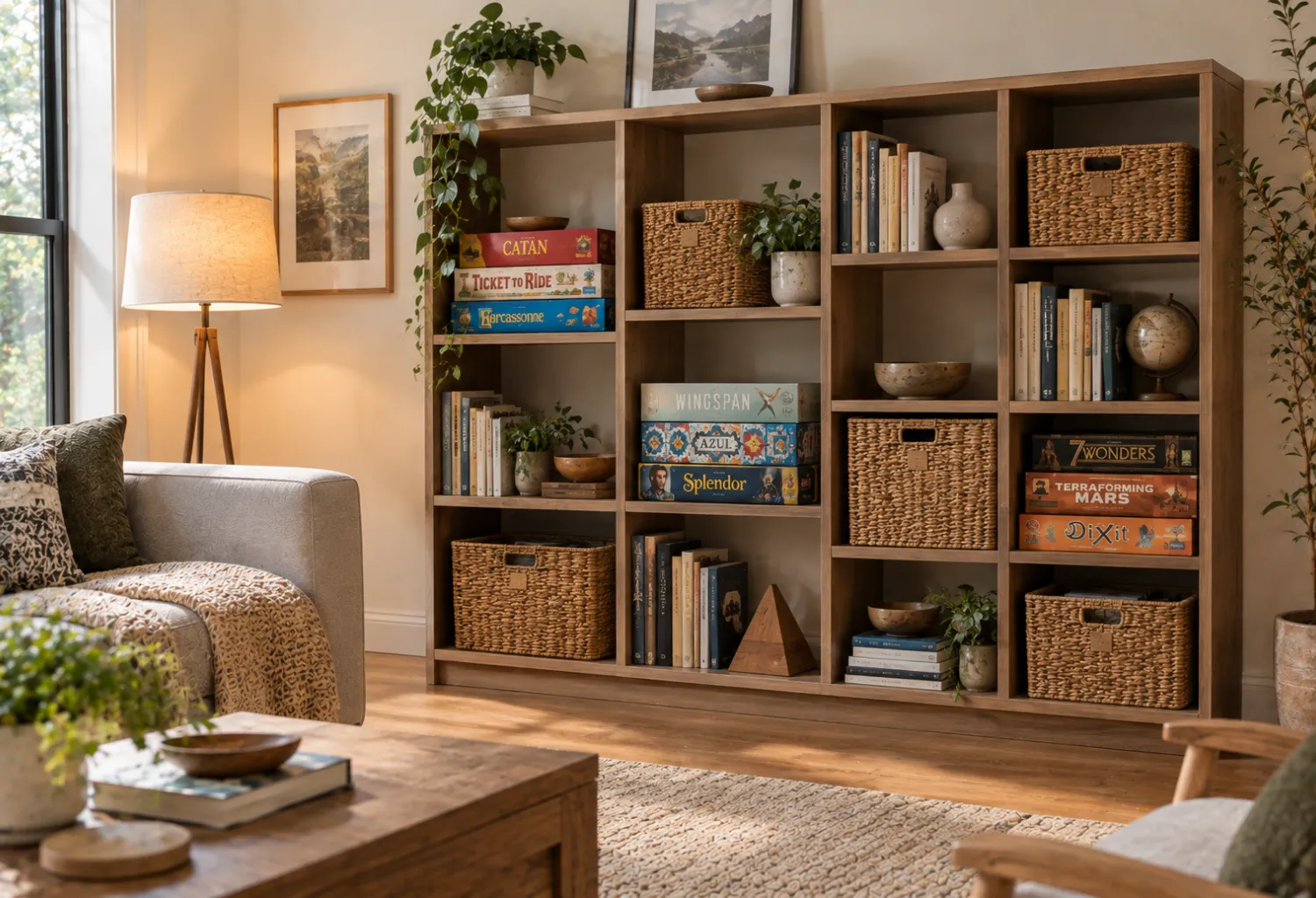 Open Cubby Wall Unit