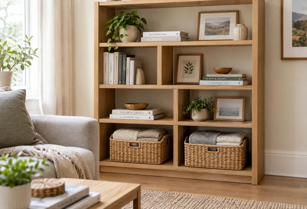 Open Shelf Blanket Baskets