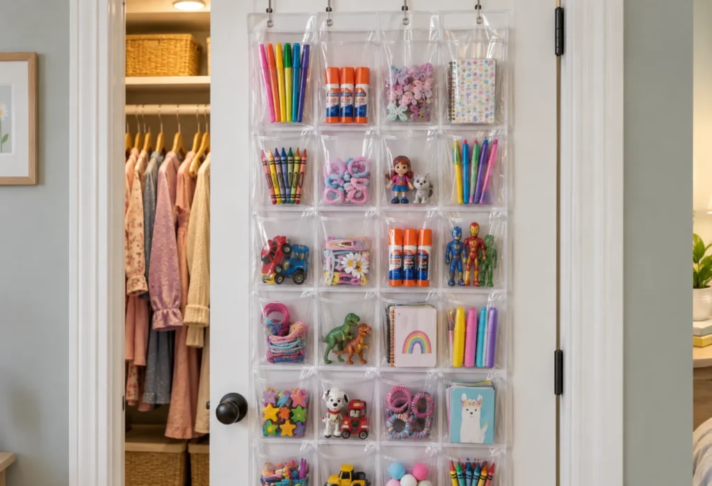 Over-the-Door Shoe Organizers for Supplies