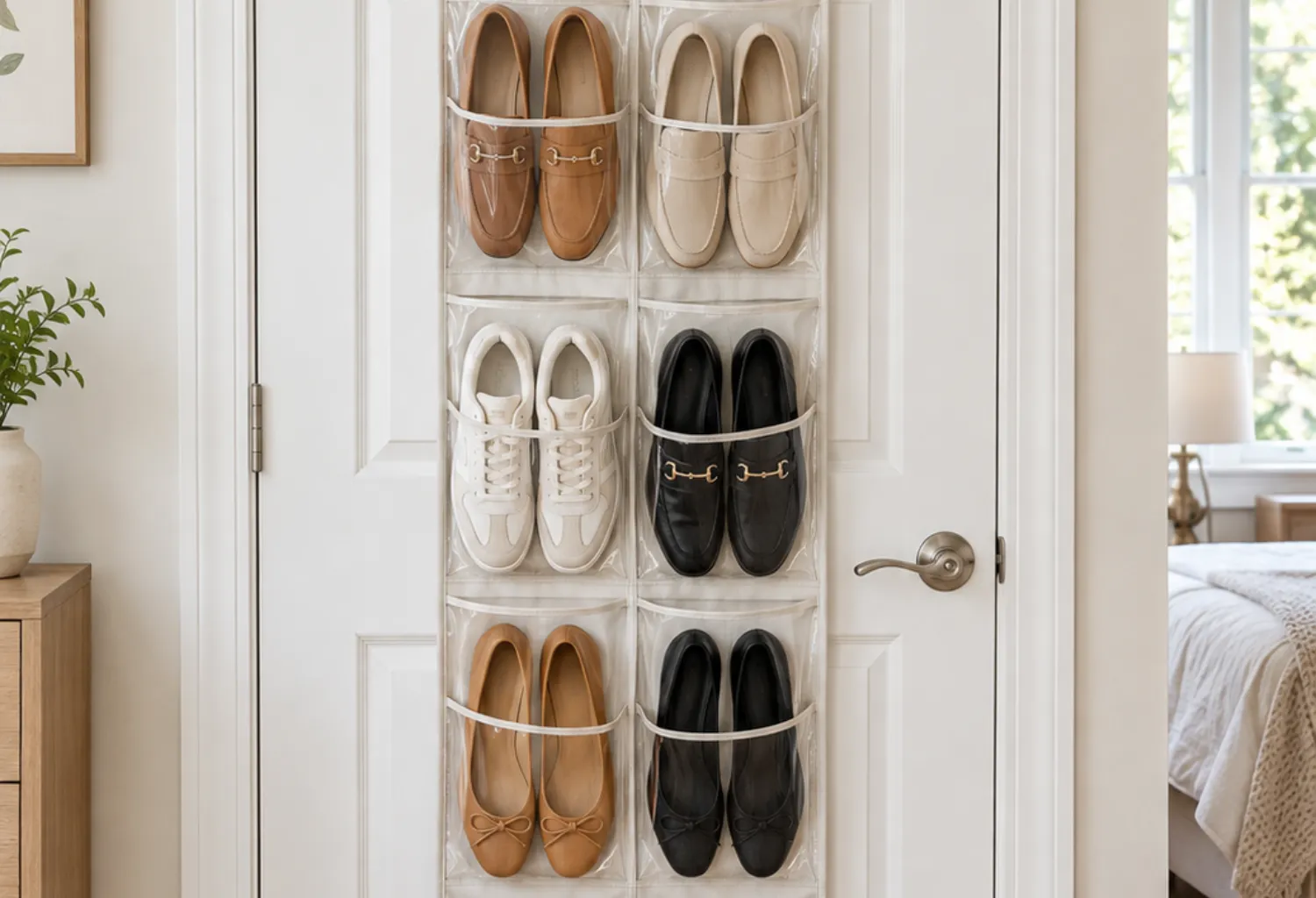 Over-the-Door Shoe Pockets