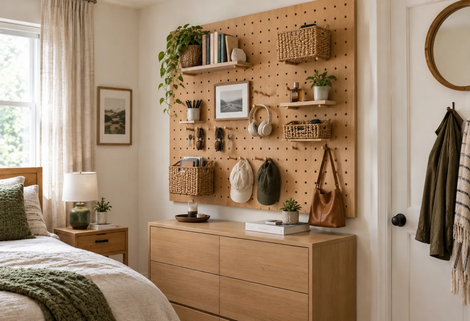 Pegboard Storage Wall