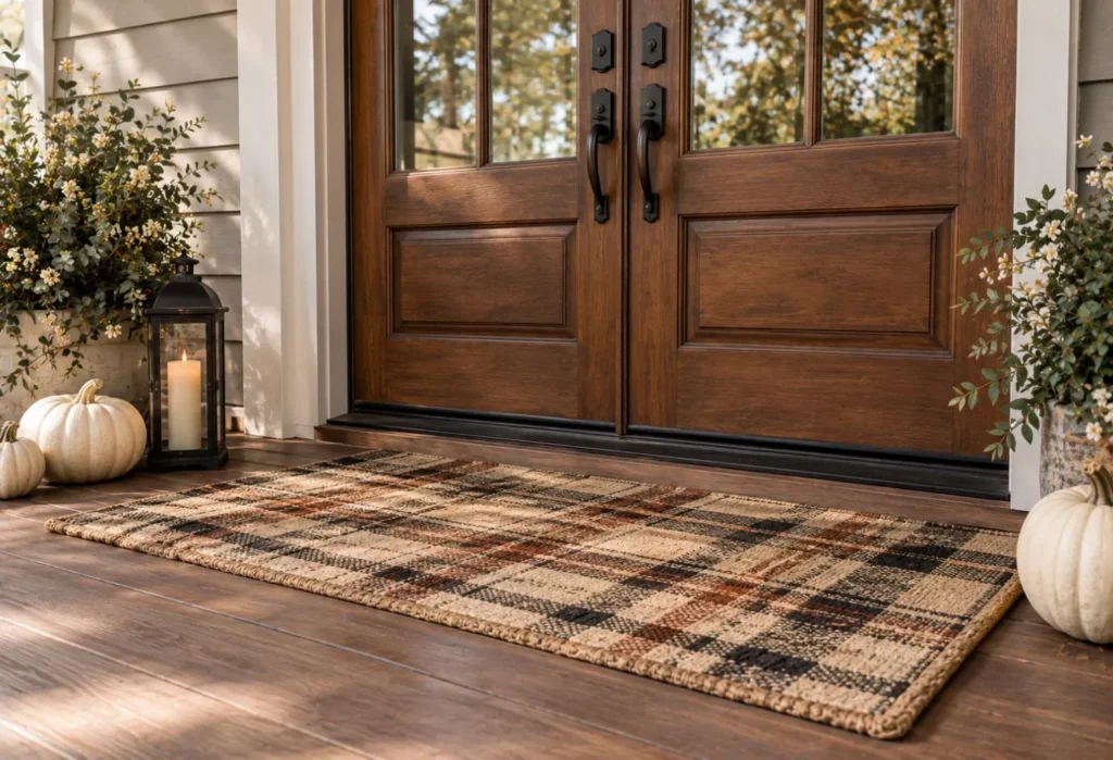 Plaid Door Mats