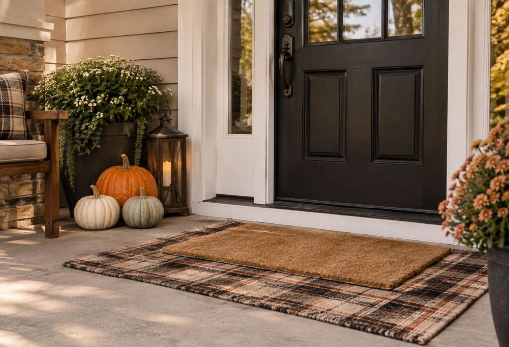 Plaid Porch Rug