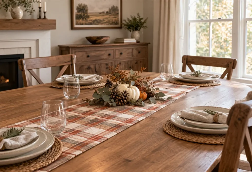 Plaid Table Runner