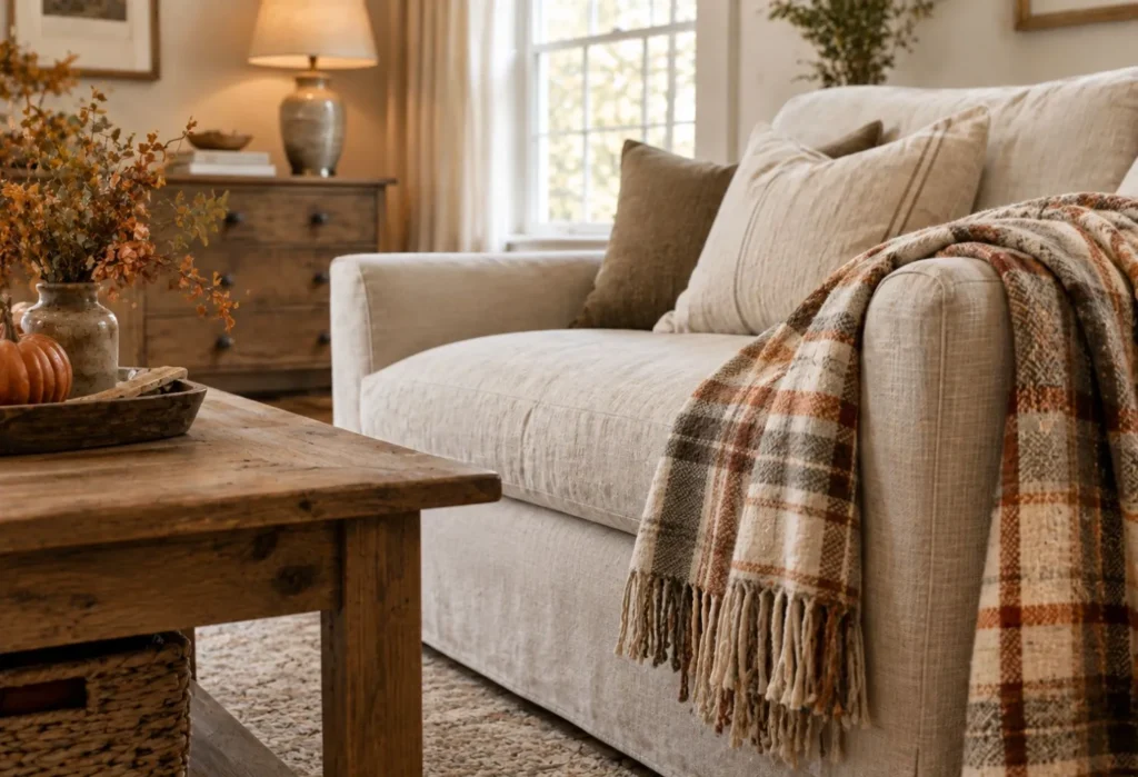 Plaid Throw Blanket