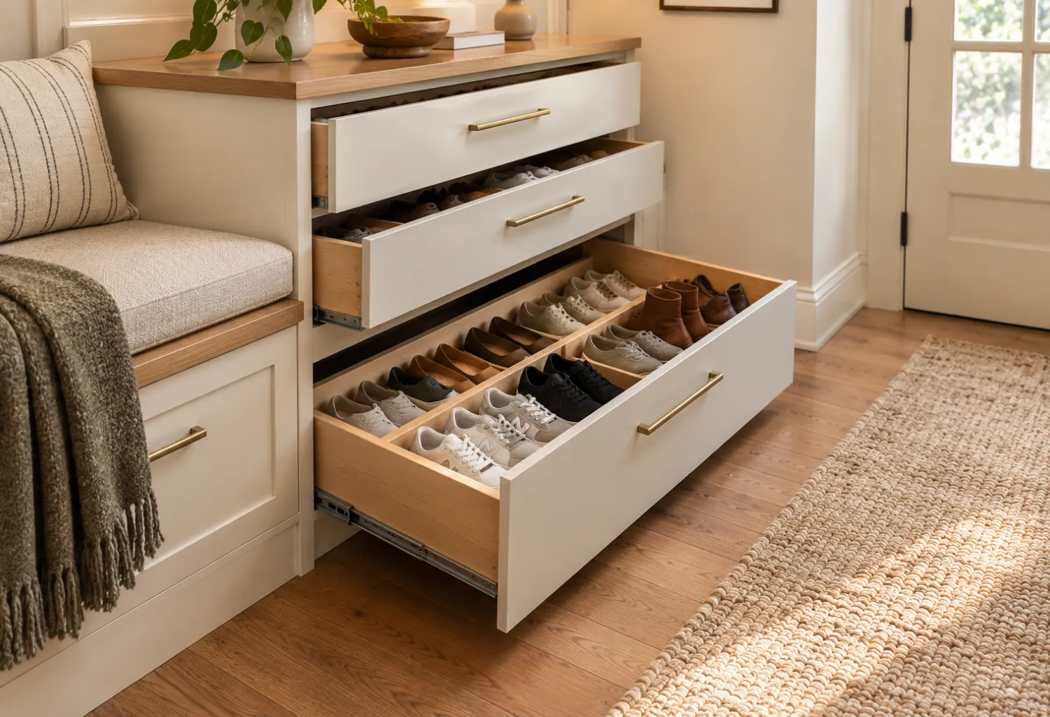 Pull-Out Shoe Drawers