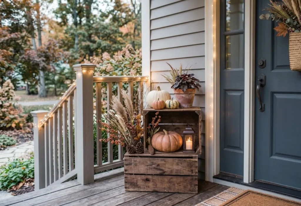 Pumpkin Crate Display