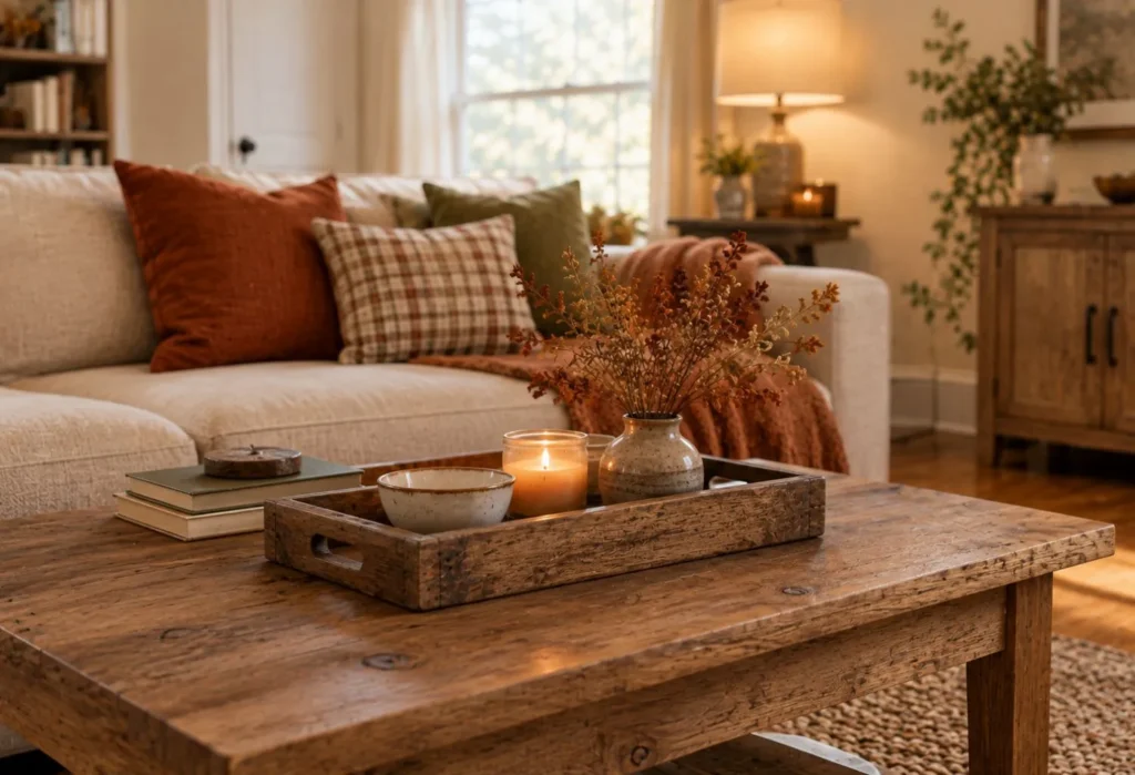 Reclaimed Wood Coffee Table Tray