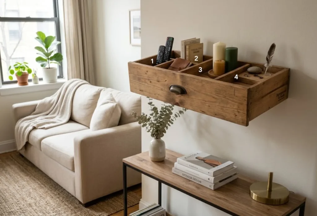Repurposed Drawer Organizer