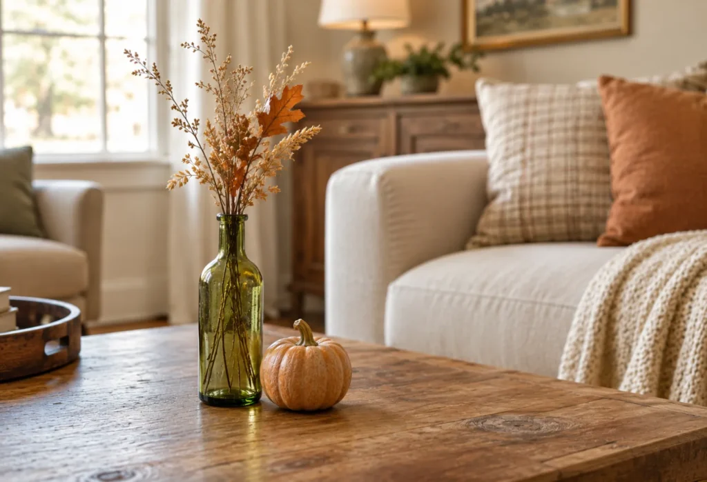 Repurposed Glass Bottle Vase