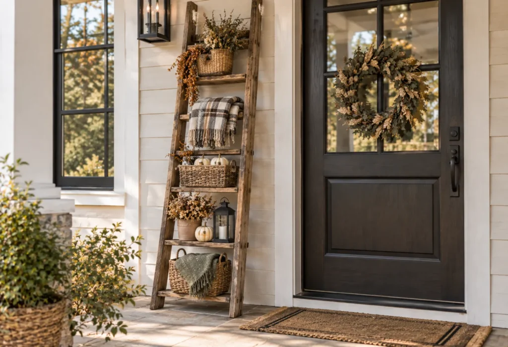  Repurposed Ladder Display
