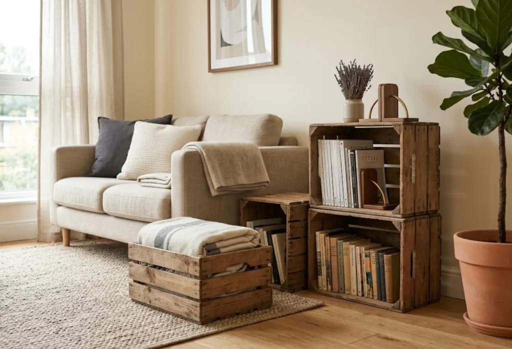 Repurposed Wooden Crates